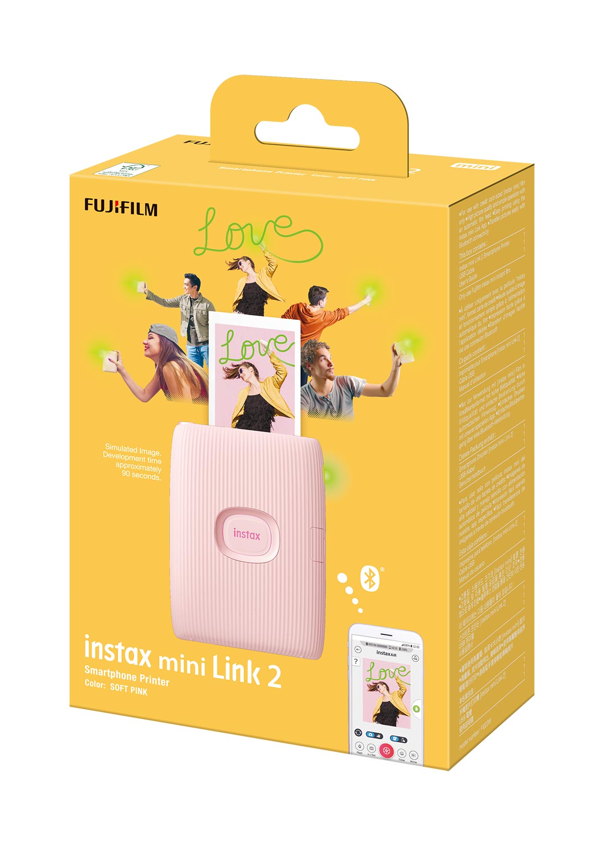 Imprimante photo FUJIFILM portable INSTAX mini link Dusky Pink